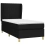 Box spring bed with black fabric mattress 90x190 cm by vidaXL, Beds and slatted bases - Ref: Foro24-3128647, Price: 305,77 €,...