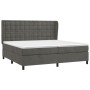 Boxspringbett mit dunkelgrauer Samtmatratze 200x200 cm von vidaXL, Betten und Lattenroste - Ref: Foro24-3129472, Preis: 622,7...