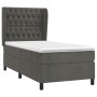 Boxspringbett mit dunkelgrauer Samtmatratze 100x200 cm von vidaXL, Betten und Lattenroste - Ref: Foro24-3129376, Preis: 369,8...