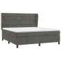 Boxspringbett mit dunkelgrauer Samtmatratze 180x200 cm von vidaXL, Betten und Lattenroste - Ref: Foro24-3129406, Preis: 605,4...