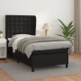 Boxspringbett mit schwarzer Kunstledermatratze 100x200 cm von vidaXL, Betten und Lattenroste - Ref: Foro24-3129015, Preis: 34...