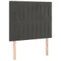 Box spring bed with dark gray velvet mattress 90x190 cm by vidaXL, Beds and slatted bases - Ref: Foro24-3129304, Price: 318,9...