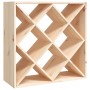 Massiver Kiefernholz-Weinregal 62x25x62 cm von vidaXL, Wein- und Spirituosenschränke - Ref: Foro24-821542, Preis: 64,46 €, Ra...