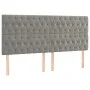 Box spring bed with light gray velvet mattress 180x200 cm by vidaXL, Beds and slatted bases - Ref: Foro24-3129405, Price: 612...