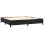 Box spring bed with black velvet mattress 200x200 cm by vidaXL, Beds and slatted bases - Ref: Foro24-3129353, Price: 706,02 €...