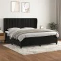 Box spring bed with black velvet mattress 200x200 cm by vidaXL, Beds and slatted bases - Ref: Foro24-3129473, Price: 711,46 €...