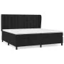 Box spring bed with black velvet mattress 200x200 cm by vidaXL, Beds and slatted bases - Ref: Foro24-3129473, Price: 711,46 €...