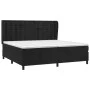 Box spring bed with black velvet mattress 200x200 cm by vidaXL, Beds and slatted bases - Ref: Foro24-3129473, Price: 711,46 €...