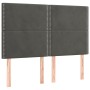 Cama box spring con colchón terciopelo gris oscuro 140x200 cm de vidaXL, Camas y somieres - Ref: Foro24-3129154, Precio: 476,...