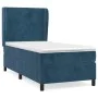 Box spring bed with dark blue velvet mattress 80x200 cm by vidaXL, Beds and slatted bases - Ref: Foro24-3129061, Price: 352,1...