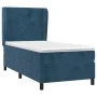 Box spring bed with dark blue velvet mattress 80x200 cm by vidaXL, Beds and slatted bases - Ref: Foro24-3129061, Price: 352,1...