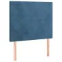 Cama box spring con colchón terciopelo azul oscuro 100x200 cm de vidaXL, Camas y somieres - Ref: Foro24-3129079, Precio: 359,...
