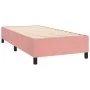 Box spring bed with pink velvet mattress 100x200 cm by vidaXL, Beds and slatted bases - Ref: Foro24-3129200, Price: 346,70 €,...