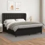 Cama box spring con colchón cuero sintético negro 180x200 cm de vidaXL, Camas y somieres - Ref: Foro24-3129045, Precio: 643,5...