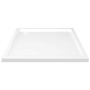 Plato de ducha cuadrado de ABS negro 90x90 cm