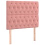 Boxspringbett mit rosa Samtmatratze 90x200 cm von vidaXL, Betten und Lattenroste - Ref: Foro24-3129374, Preis: 352,82 €, Raba...