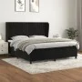 Box spring bed with black velvet mattress 180x200 cm by vidaXL, Beds and slatted bases - Ref: Foro24-3129347, Price: 637,10 €...