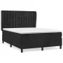 Boxspringbett mit schwarzer Samtmatratze 140x200 cm von vidaXL, Betten und Lattenroste - Ref: Foro24-3129455, Preis: 511,55 €...