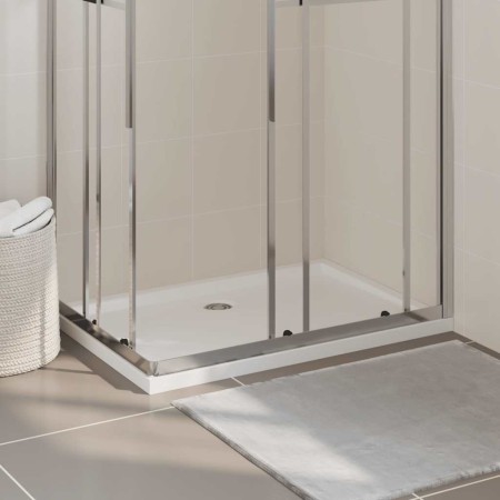 Plato de ducha rectangular ABS blanco 70x100 cm