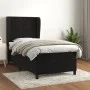 Box spring bed with black velvet mattress 90x200 cm by vidaXL, Beds and slatted bases - Ref: Foro24-3129191, Price: 331,73 €,...