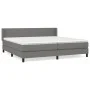 Boxspringbett mit dunkelgrauer Stoffmatratze 200x200 cm von vidaXL, Betten und Lattenroste - Ref: Foro24-3129578, Preis: 605,...
