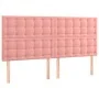 Box spring bed with pink velvet mattress 180x200 cm by vidaXL, Beds and slatted bases - Ref: Foro24-3129470, Price: 566,23 €,...