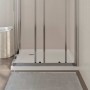 Plato de ducha cuadrado de ABS blanco 80x80 cm