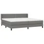 Boxspringbett mit dunkelgrauer Stoffmatratze 200x200 cm von vidaXL, Betten und Lattenroste - Ref: Foro24-3129658, Preis: 575,...