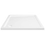 Plato de ducha cuadrado de ABS blanco 80x80 cm