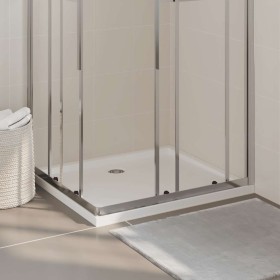 Plato de ducha rectangular blanco ABS 80x90 cm