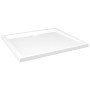 Plato de ducha rectangular blanco ABS 80x90 cm