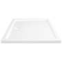 Plato de ducha rectangular blanco ABS 80x90 cm