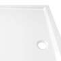 Plato de ducha rectangular blanco ABS 80x90 cm