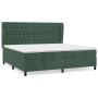 Boxspringbett mit dunkelgrüner Samtmatratze 200x200 cm von vidaXL, Betten und Lattenroste - Ref: Foro24-3129414, Preis: 806,9...