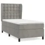 Box spring bed with light gray velvet mattress 80x200 cm by vidaXL, Beds and slatted bases - Ref: Foro24-3129417, Price: 341,...
