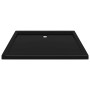 Plato de ducha rectangular negro ABS 70x90 cm