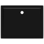 Plato de ducha rectangular negro ABS 70x90 cm