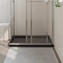 Plato de ducha rectangular negro ABS 80x100 cm