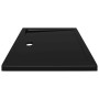 Plato de ducha rectangular negro ABS 80x100 cm