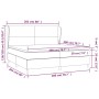 Cama box spring con colchón terciopelo rosa 200x200 cm de vidaXL, Camas y somieres - Ref: Foro24-3129116, Precio: 608,33 €, D...