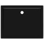 Plato de ducha rectangular negro ABS 80x100 cm