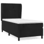 Box spring bed with black synthetic leather mattress 90x190 cm by vidaXL, Beds and slatted bases - Ref: Foro24-3129065, Price...