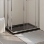 Plato de ducha rectangular ABS negro 70x100 cm