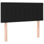 Box spring bed with black fabric mattress 100x200 cm by vidaXL, Beds and slatted bases - Ref: Foro24-3129851, Price: 308,05 €...