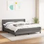 Boxspringbett mit dunkelgrauer Stoffmatratze 180x200 cm von vidaXL, Betten und Lattenroste - Ref: Foro24-3129890, Preis: 596,...