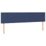 Box spring bed with blue fabric mattress 160x200 cm by vidaXL, Beds and slatted bases - Ref: Foro24-3129727, Price: 482,94 €,...