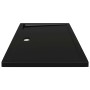 Plato de ducha rectangular negro ABS 80x110 cm