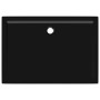 Plato de ducha rectangular negro ABS 80x110 cm