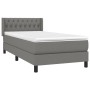 Boxspringbett mit dunkelgrauer Stoffmatratze 90x190 cm von vidaXL, Betten und Lattenroste - Ref: Foro24-3129914, Preis: 313,5...