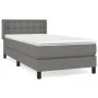 Box spring bed with dark gray fabric mattress 80x200 cm by vidaXL, Beds and slatted bases - Ref: Foro24-3129986, Price: 307,1...